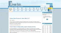 Desktop Screenshot of dream-stats.com