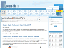 Tablet Screenshot of dream-stats.com